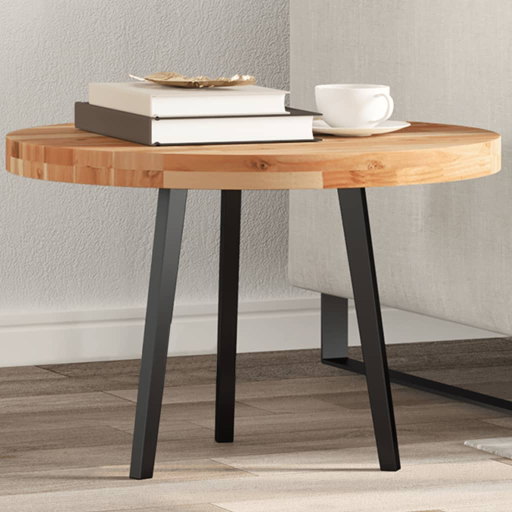Tafelblad rond Ø 60x4 cm massief acaciahout is nu te koop bij PeponiXL, paradijselijk wonen!