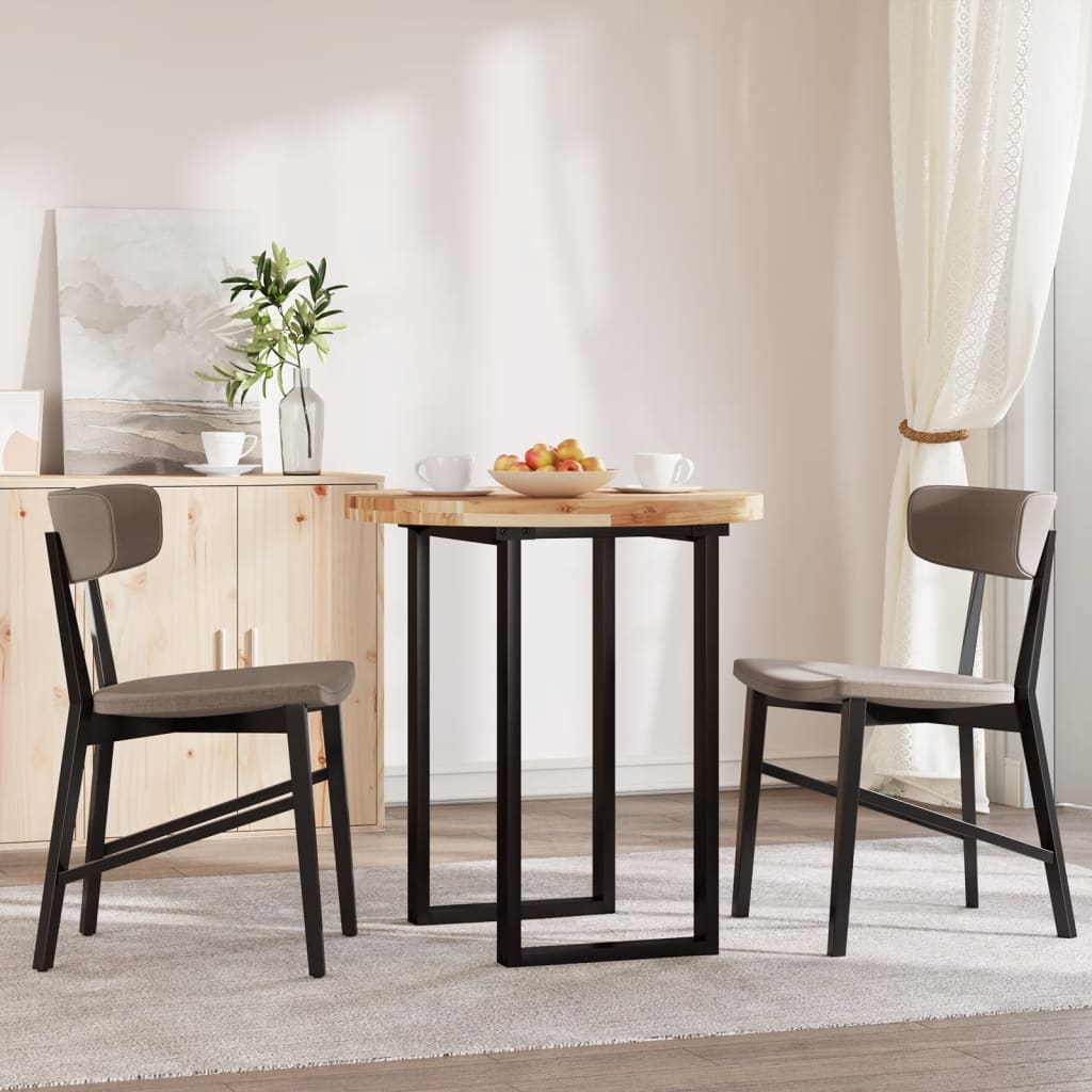 Tafelblad rond Ø 70x4 cm massief acaciahout is nu te koop bij PeponiXL, paradijselijk wonen!