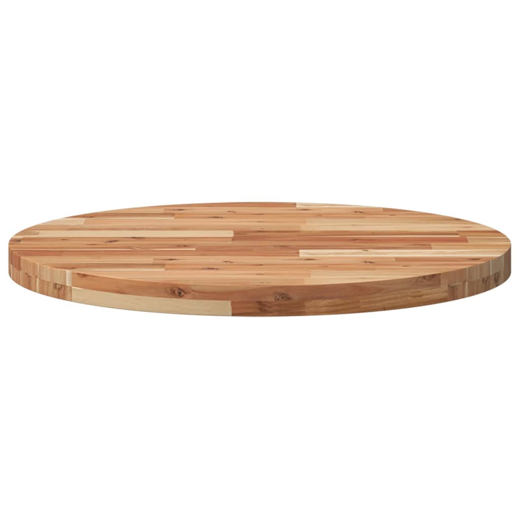 Tafelblad rond Ø 70x4 cm massief acaciahout is nu te koop bij PeponiXL, paradijselijk wonen!