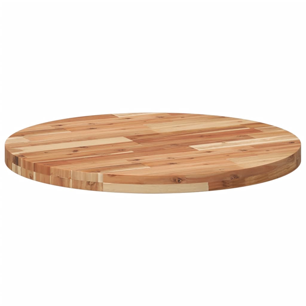 Tafelblad rond Ø 70x4 cm massief acaciahout is nu te koop bij PeponiXL, paradijselijk wonen!
