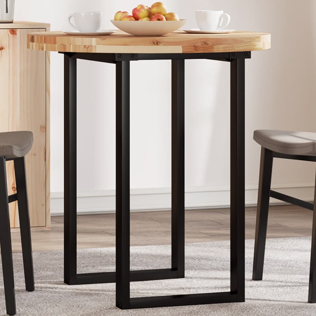 Tafelblad rond Ø 70x4 cm massief acaciahout is nu te koop bij PeponiXL, paradijselijk wonen!
