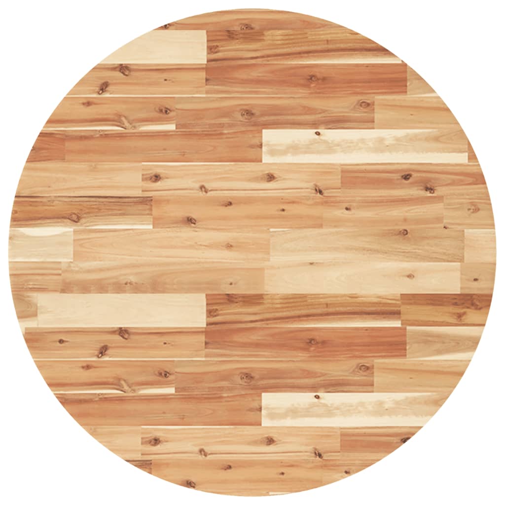 Tafelblad rond Ø 80x4 cm massief acaciahout is nu te koop bij PeponiXL, paradijselijk wonen!