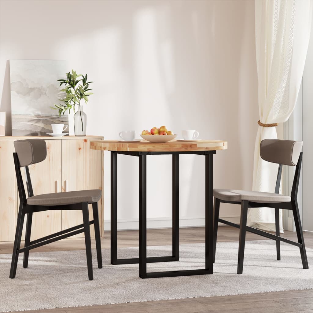 Tafelblad rond Ø 80x4 cm massief acaciahout is nu te koop bij PeponiXL, paradijselijk wonen!