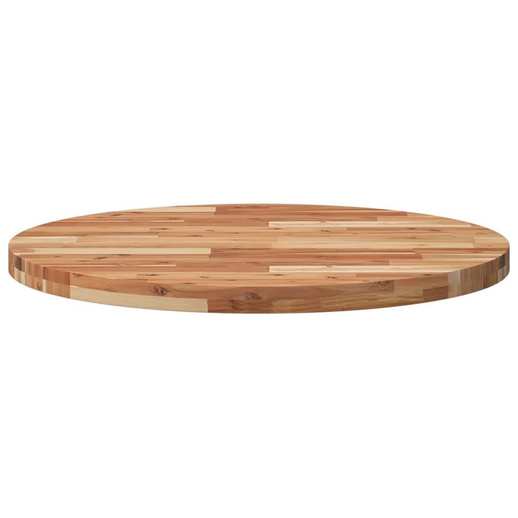 Tafelblad rond Ø 80x4 cm massief acaciahout is nu te koop bij PeponiXL, paradijselijk wonen!