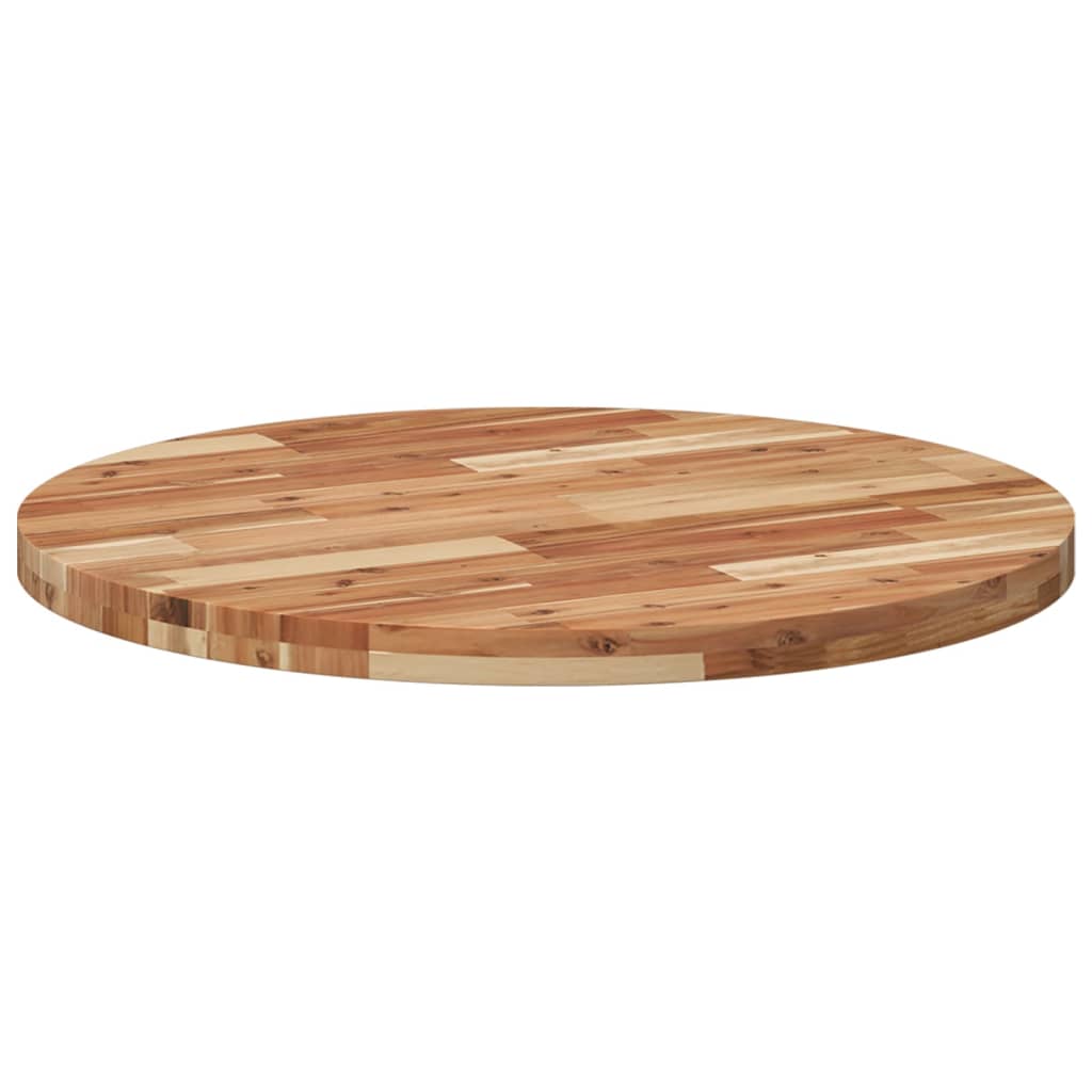 Tafelblad rond Ø 80x4 cm massief acaciahout is nu te koop bij PeponiXL, paradijselijk wonen!