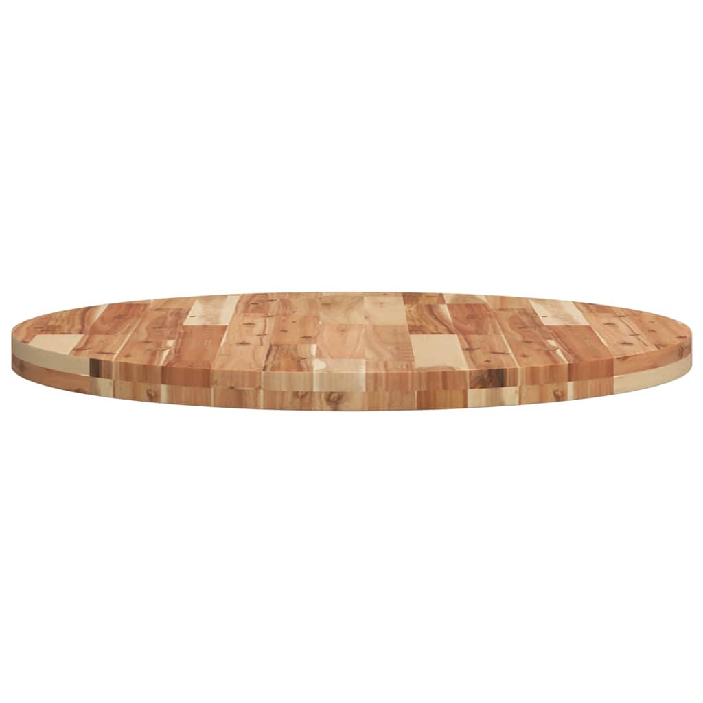 Tafelblad rond Ø 80x4 cm massief acaciahout is nu te koop bij PeponiXL, paradijselijk wonen!