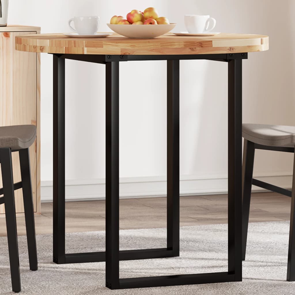 Tafelblad rond Ø 80x4 cm massief acaciahout is nu te koop bij PeponiXL, paradijselijk wonen!