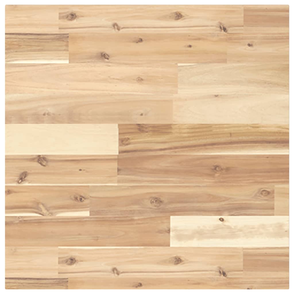 Tafelblad vierkant 50x50x2 cm massief acaciahout is nu te koop bij PeponiXL, paradijselijk wonen!
