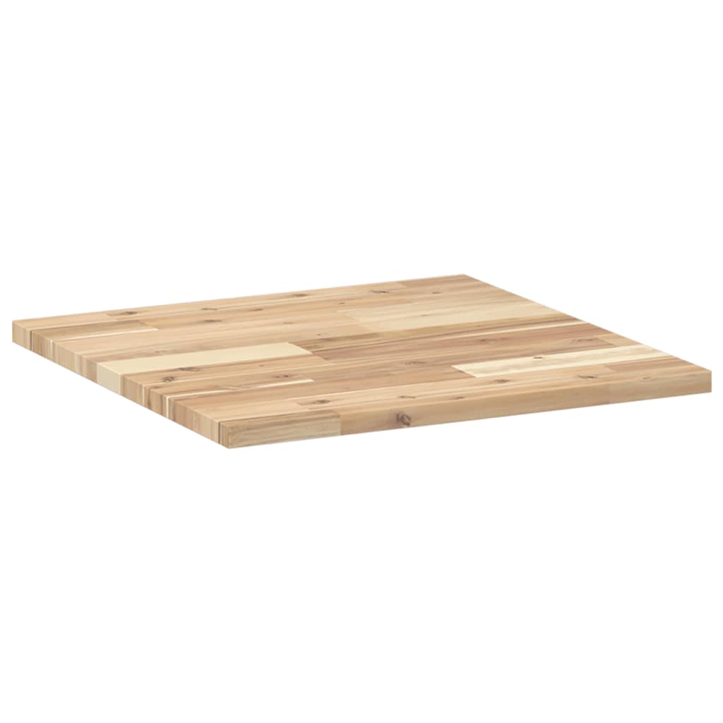 Tafelblad vierkant 50x50x2 cm massief acaciahout is nu te koop bij PeponiXL, paradijselijk wonen!