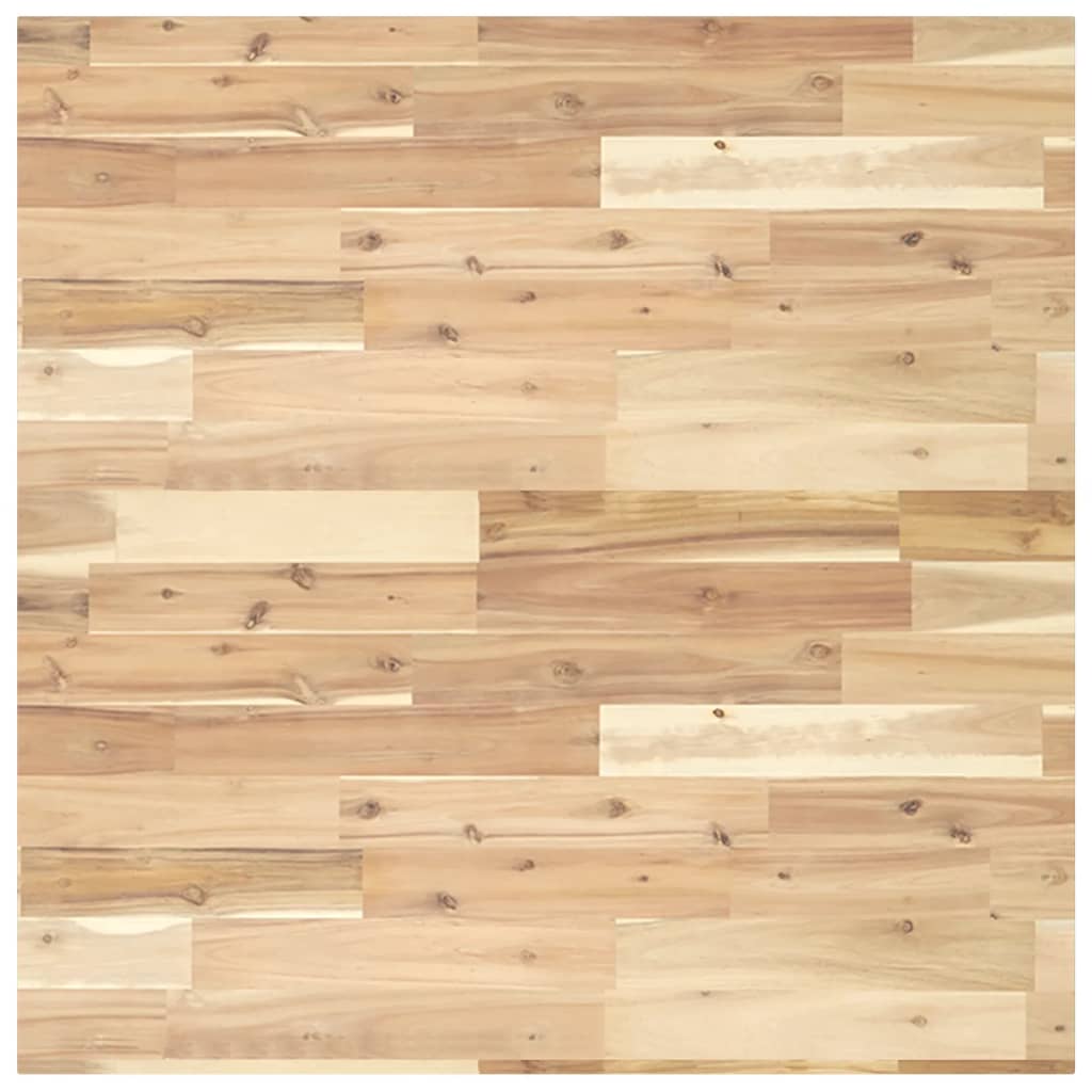 Tafelblad vierkant 80x80x2 cm massief acaciahout is nu te koop bij PeponiXL, paradijselijk wonen!