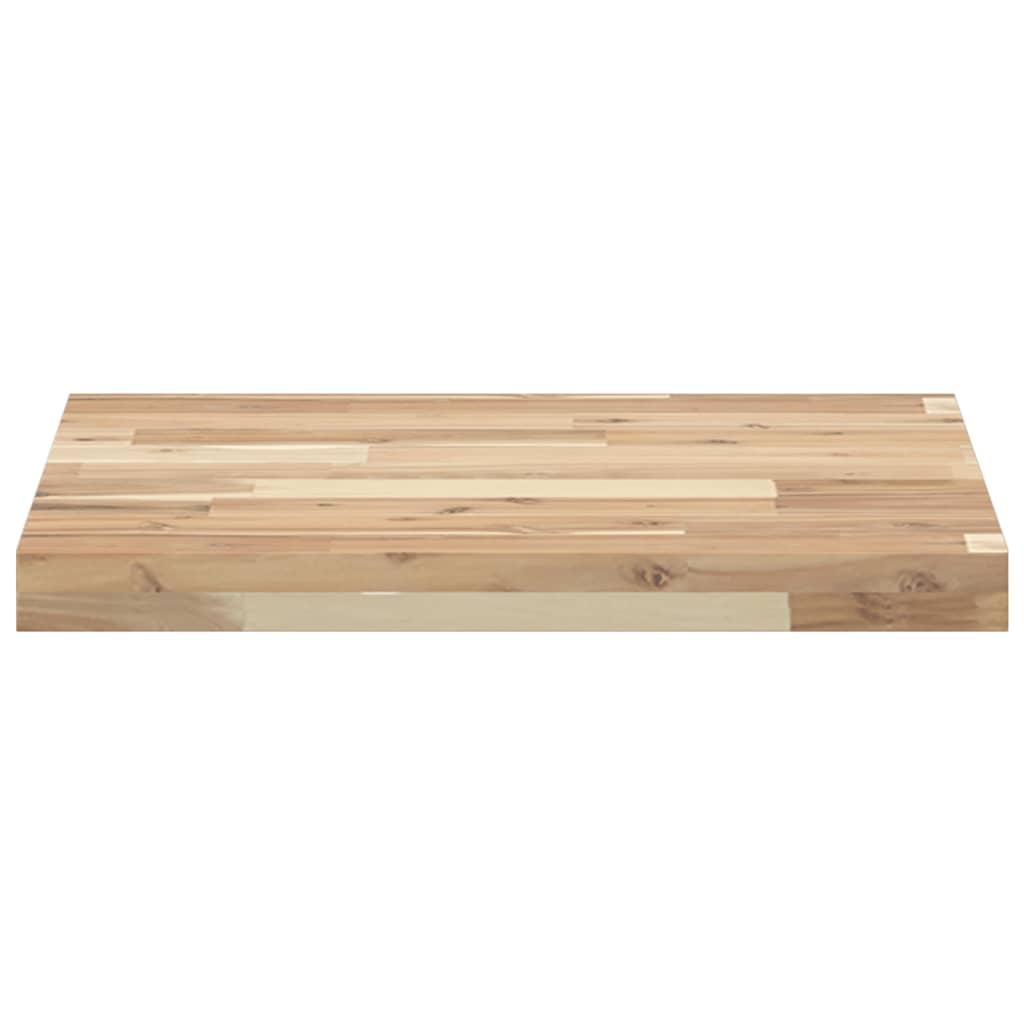 Tafelblad vierkant 50x50x4 cm massief acaciahout is nu te koop bij PeponiXL, paradijselijk wonen!