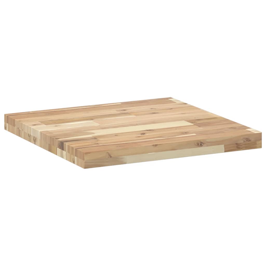 Tafelblad vierkant 50x50x4 cm massief acaciahout is nu te koop bij PeponiXL, paradijselijk wonen!