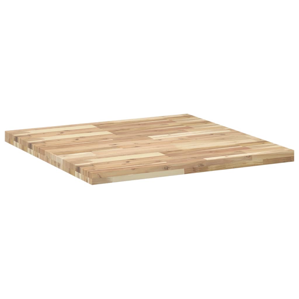 Tafelblad vierkant 80x80x4 cm massief acaciahout is nu te koop bij PeponiXL, paradijselijk wonen!