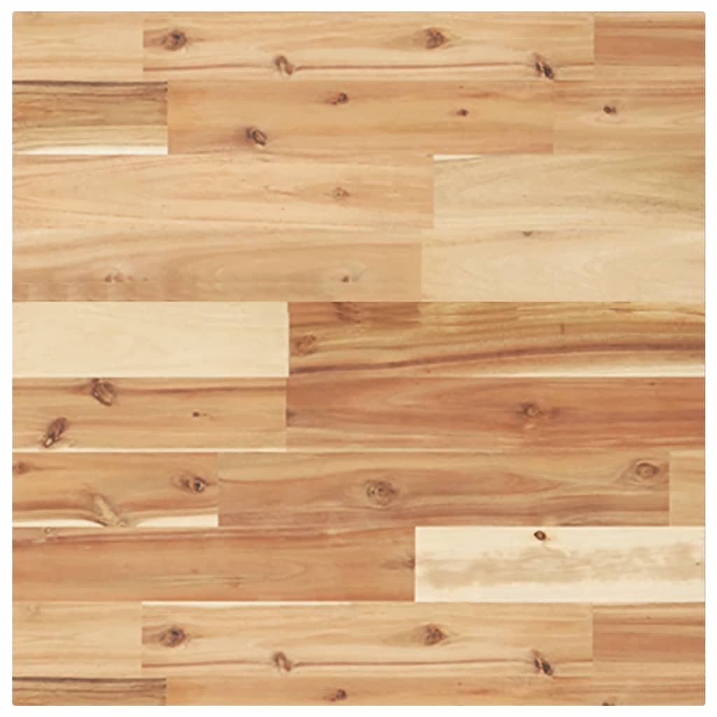 Tafelblad vierkant 50x50x2 cm massief acaciahout is nu te koop bij PeponiXL, paradijselijk wonen!