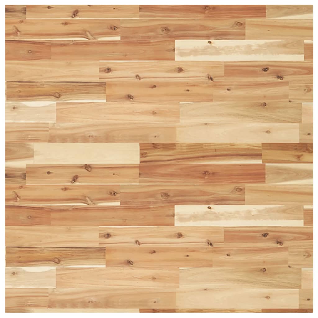 Tafelblad vierkant 80x80x2 cm massief acaciahout is nu te koop bij PeponiXL, paradijselijk wonen!
