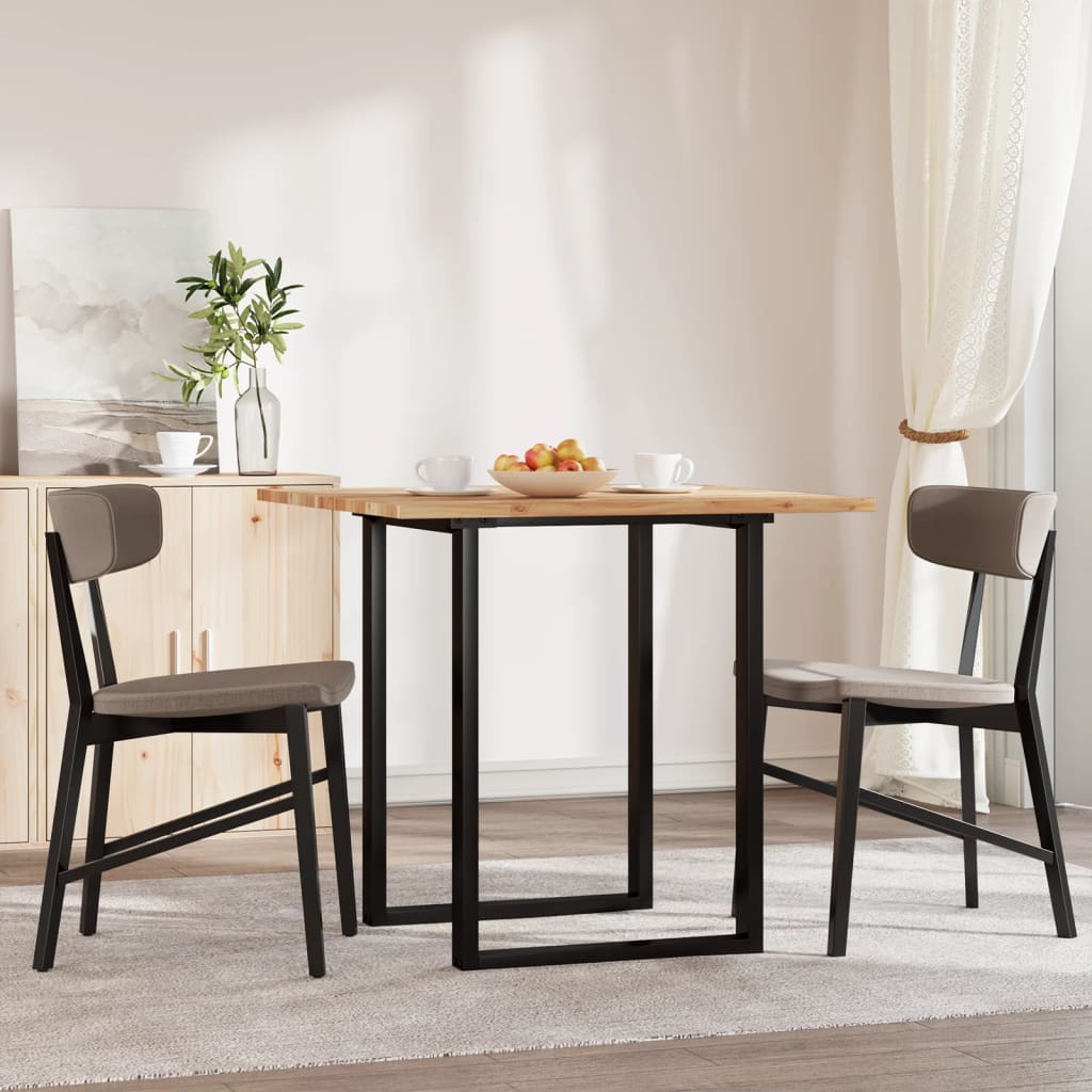 Tafelblad vierkant 80x80x2 cm massief acaciahout is nu te koop bij PeponiXL, paradijselijk wonen!