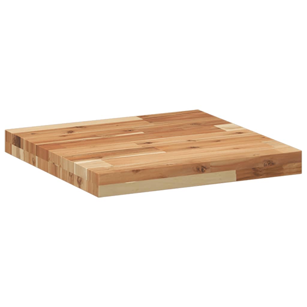 Tafelblad vierkant 40x40x4 cm massief acaciahout is nu te koop bij PeponiXL, paradijselijk wonen!