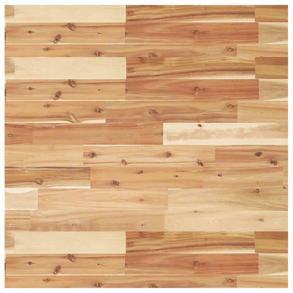 Tafelblad vierkant 70x70x4 cm massief acaciahout is nu te koop bij PeponiXL, paradijselijk wonen!