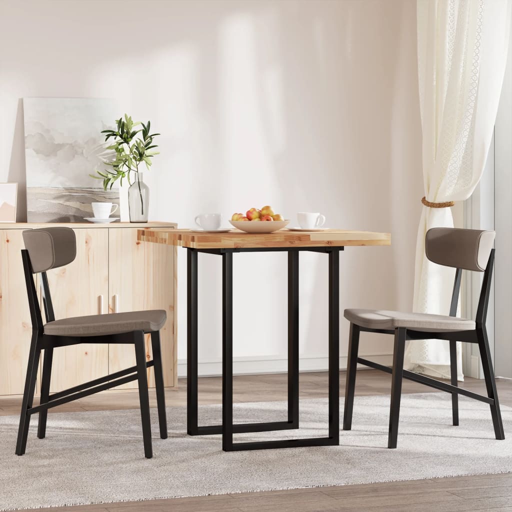 Tafelblad vierkant 70x70x4 cm massief acaciahout is nu te koop bij PeponiXL, paradijselijk wonen!