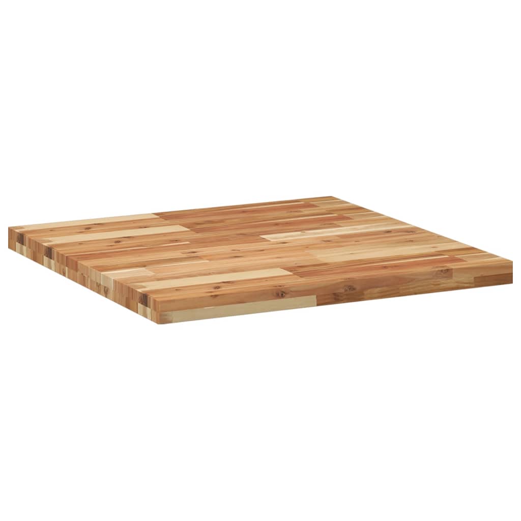Tafelblad vierkant 70x70x4 cm massief acaciahout is nu te koop bij PeponiXL, paradijselijk wonen!