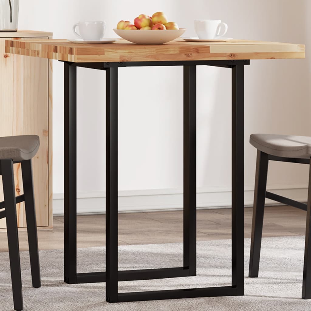 Tafelblad vierkant 70x70x4 cm massief acaciahout is nu te koop bij PeponiXL, paradijselijk wonen!