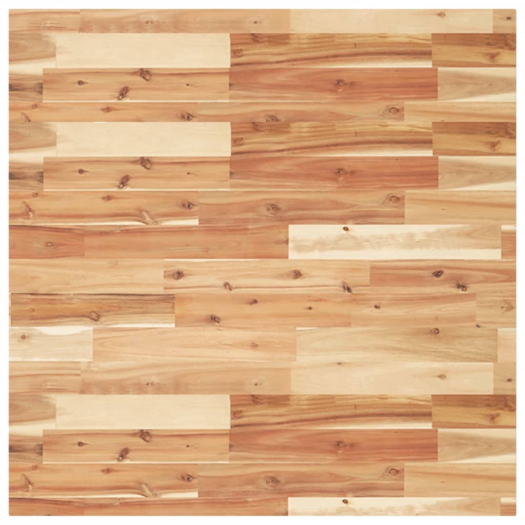 Tafelblad vierkant 80x80x4 cm massief acaciahout is nu te koop bij PeponiXL, paradijselijk wonen!