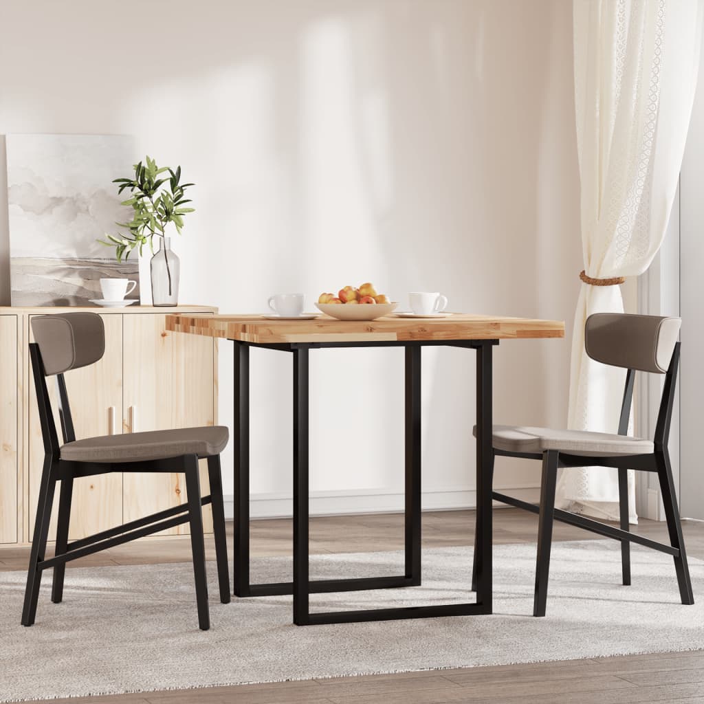 Tafelblad vierkant 80x80x4 cm massief acaciahout is nu te koop bij PeponiXL, paradijselijk wonen!