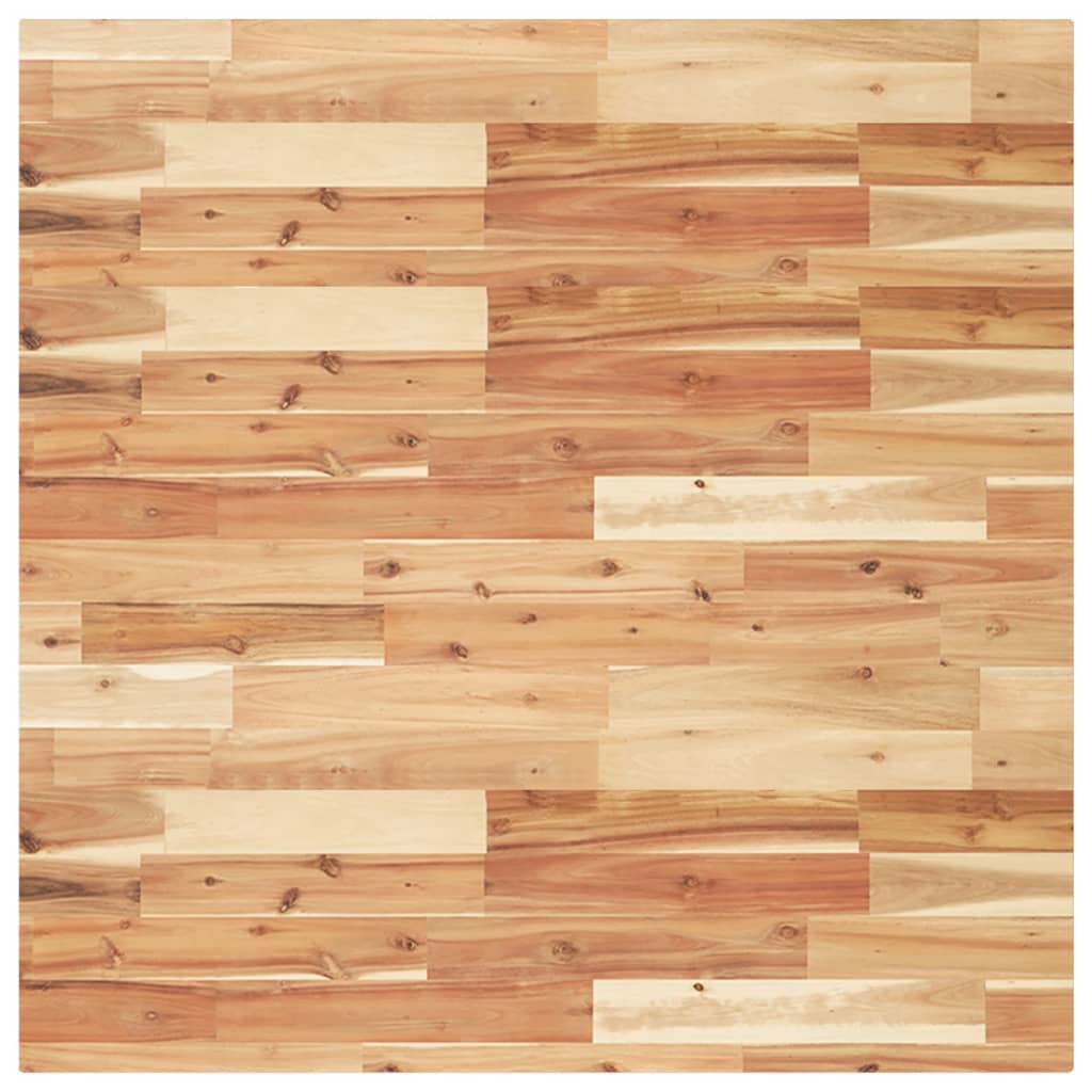 Tafelblad vierkant 90x90x4 cm massief acaciahout is nu te koop bij PeponiXL, paradijselijk wonen!