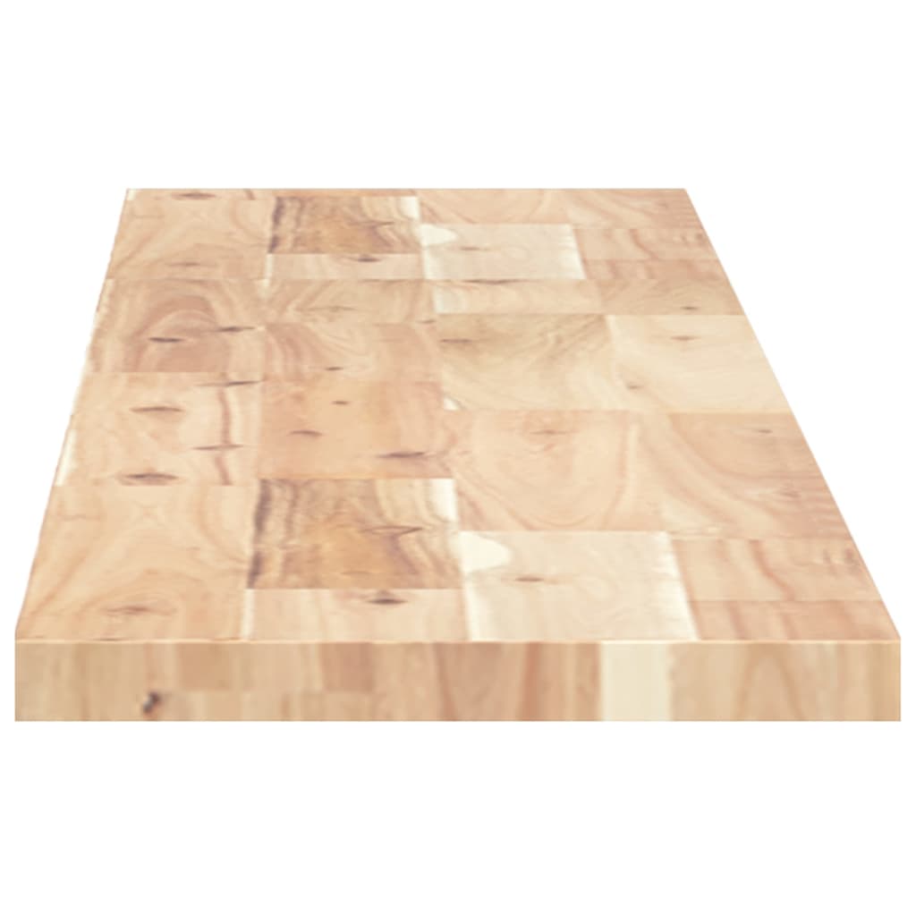 Tafelblad rechthoekig 120x20x2 cm massief acaciahout is nu te koop bij PeponiXL, paradijselijk wonen!