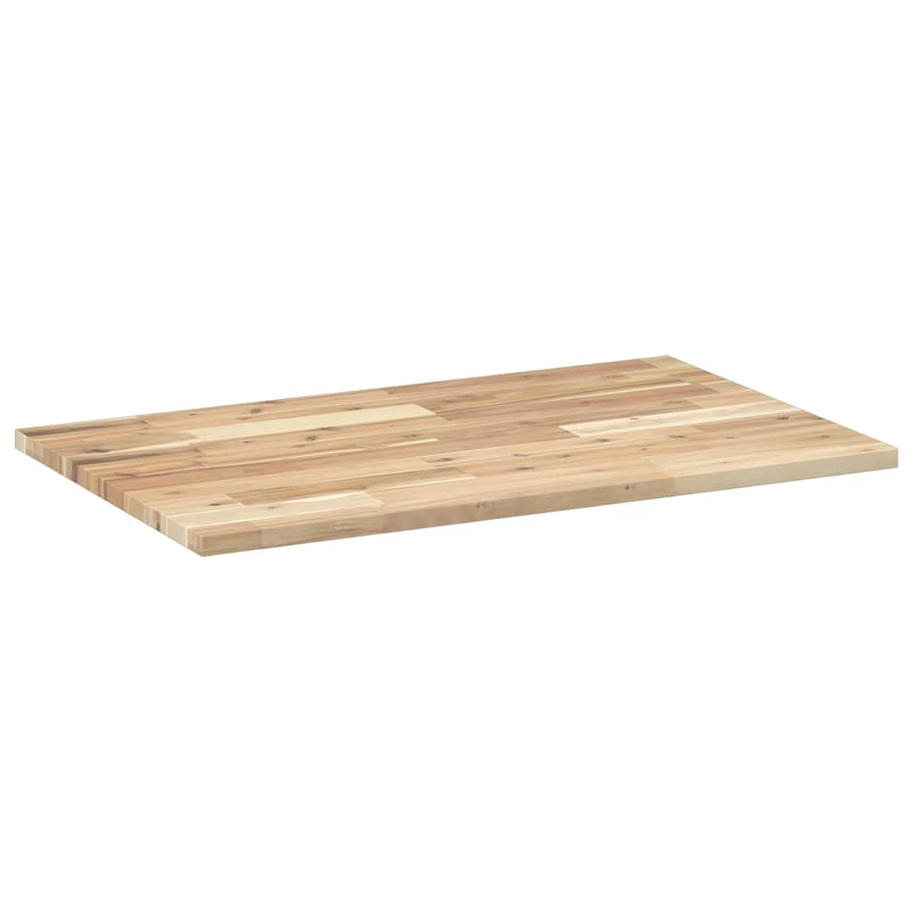Tafelblad rechthoekig 100x50x2 cm massief acaciahout is nu te koop bij PeponiXL, paradijselijk wonen!