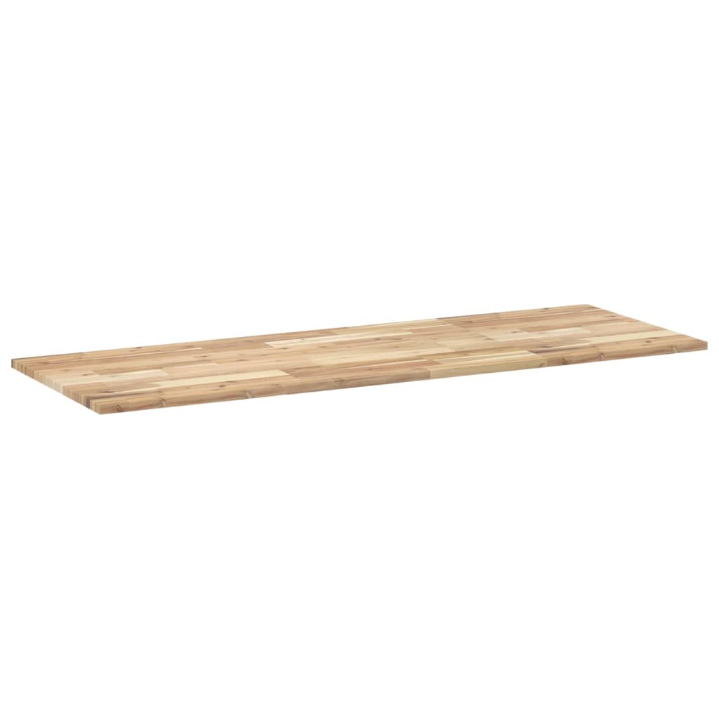 Tafelblad rechthoekig 120x50x2 cm massief acaciahout is nu te koop bij PeponiXL, paradijselijk wonen!