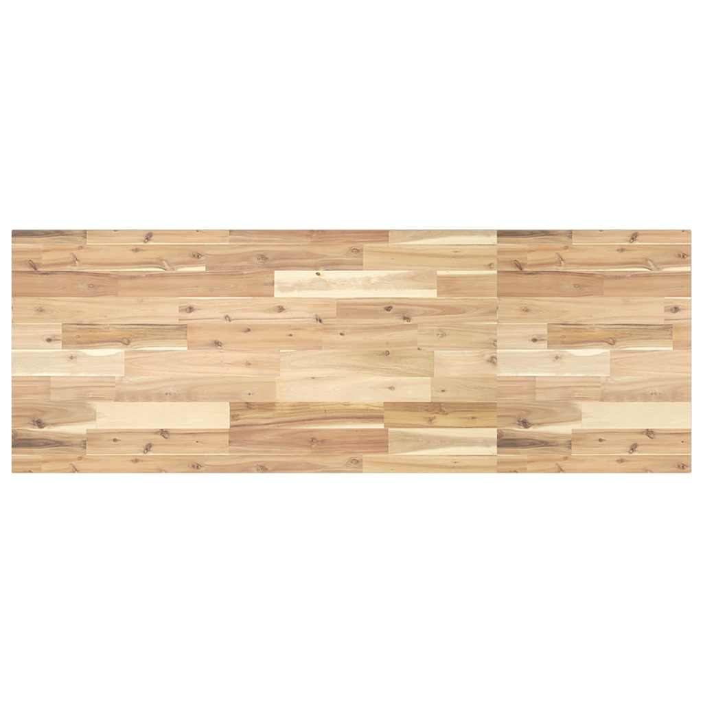 Tafelblad rechthoekig 140x50x2 cm massief acaciahout is nu te koop bij PeponiXL, paradijselijk wonen!