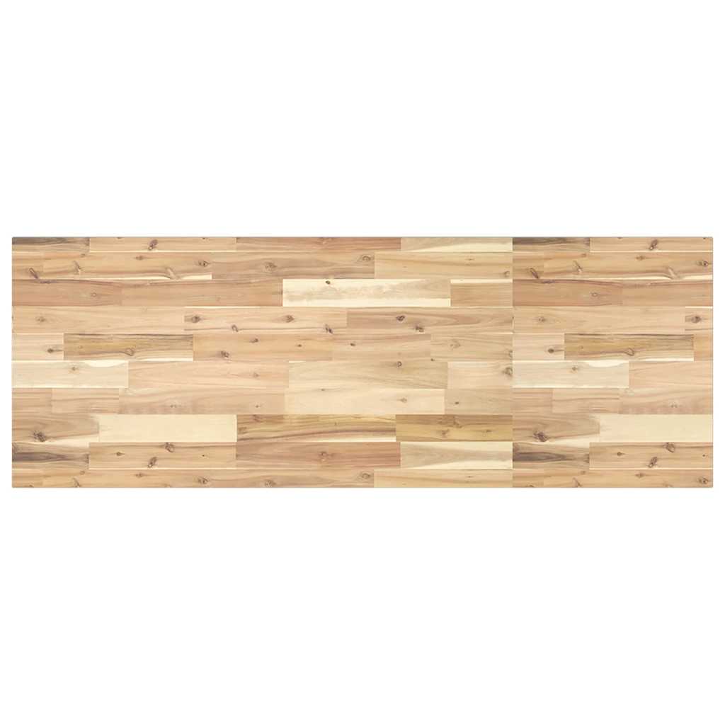 Tafelblad rechthoekig 160x50x2 cm massief acaciahout is nu te koop bij PeponiXL, paradijselijk wonen!