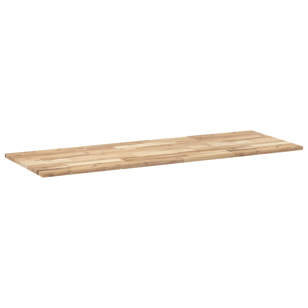 Tafelblad rechthoekig 160x50x2 cm massief acaciahout is nu te koop bij PeponiXL, paradijselijk wonen!