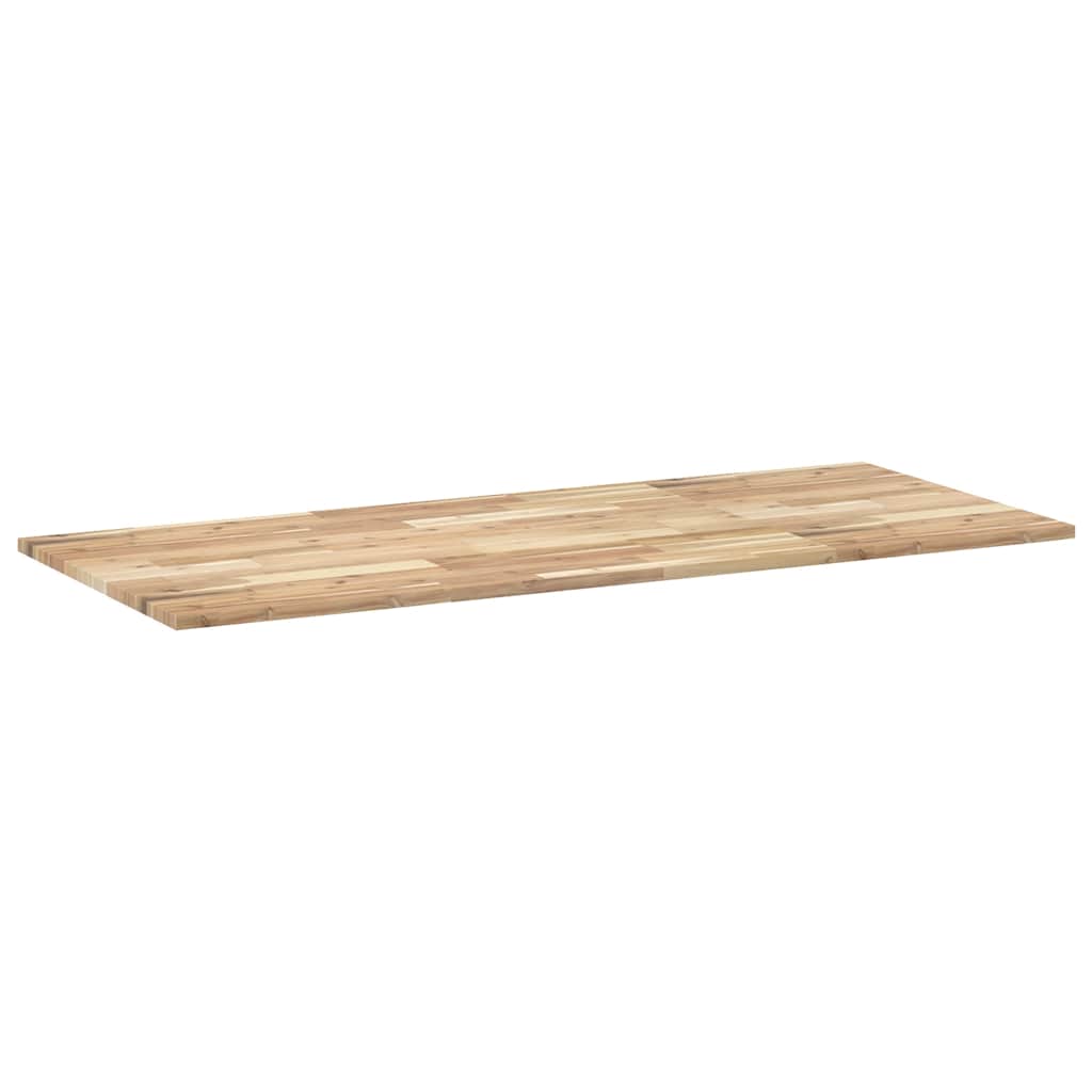 Tafelblad rechthoekig 120x60x2 cm massief acaciahout is nu te koop bij PeponiXL, paradijselijk wonen!