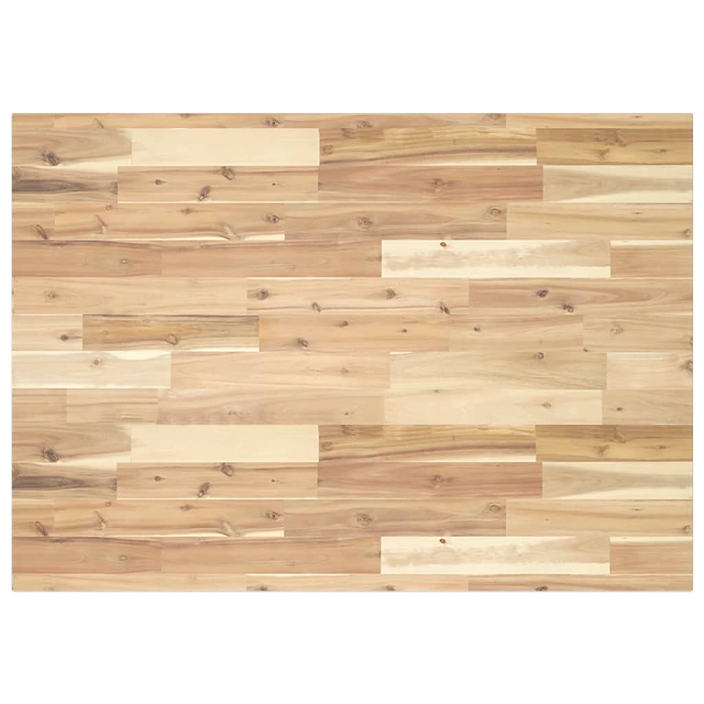 Tafelblad rechthoekig 80x70x2 cm massief acaciahout is nu te koop bij PeponiXL, paradijselijk wonen!
