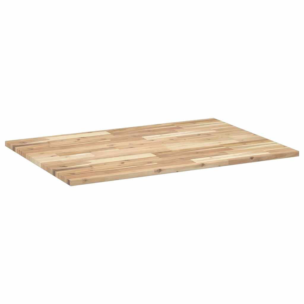 Tafelblad rechthoekig 100x70x2 cm massief acaciahout is nu te koop bij PeponiXL, paradijselijk wonen!