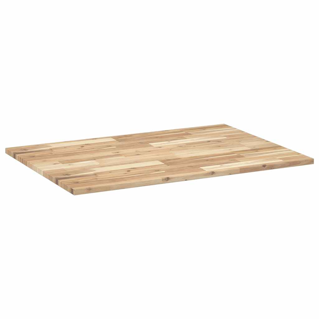 Tafelblad rechthoekig 100x70x2 cm massief acaciahout is nu te koop bij PeponiXL, paradijselijk wonen!