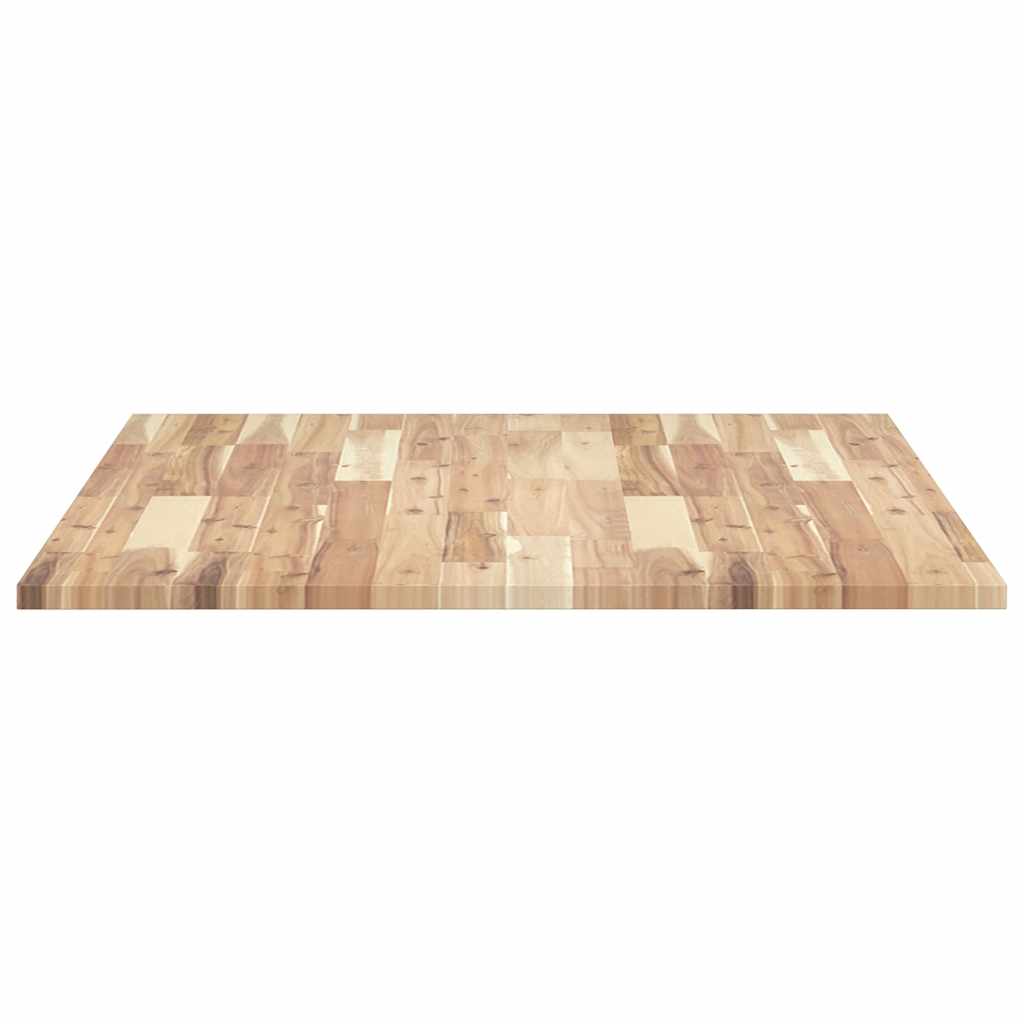 Tafelblad rechthoekig 100x80x2 cm massief acaciahout is nu te koop bij PeponiXL, paradijselijk wonen!