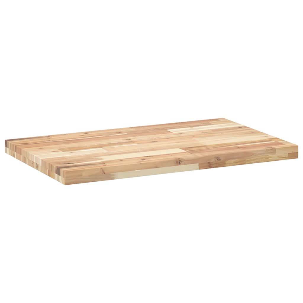 Tafelblad rechthoekig 80x50x4 cm massief acaciahout is nu te koop bij PeponiXL, paradijselijk wonen!