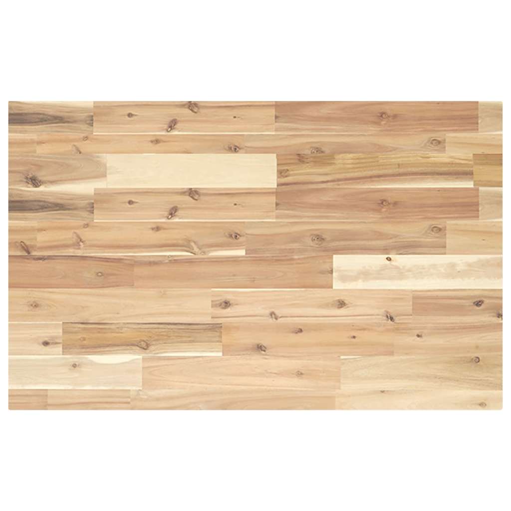 Tafelblad rechthoekig 100x50x4 cm massief acaciahout is nu te koop bij PeponiXL, paradijselijk wonen!