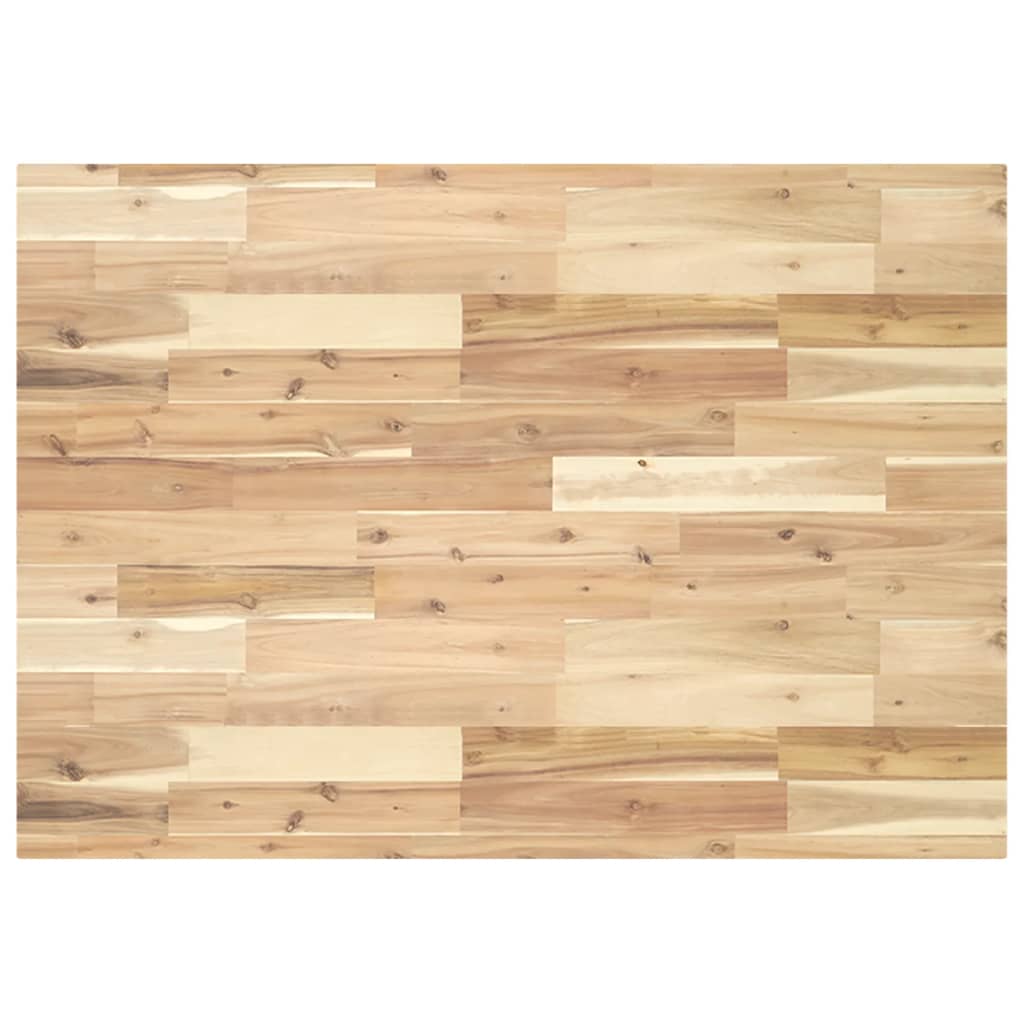 Tafelblad rechthoekig 80x70x4 cm massief acaciahout is nu te koop bij PeponiXL, paradijselijk wonen!