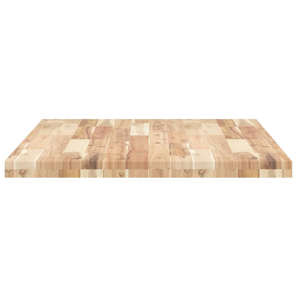 Tafelblad rechthoekig 80x70x4 cm massief acaciahout is nu te koop bij PeponiXL, paradijselijk wonen!