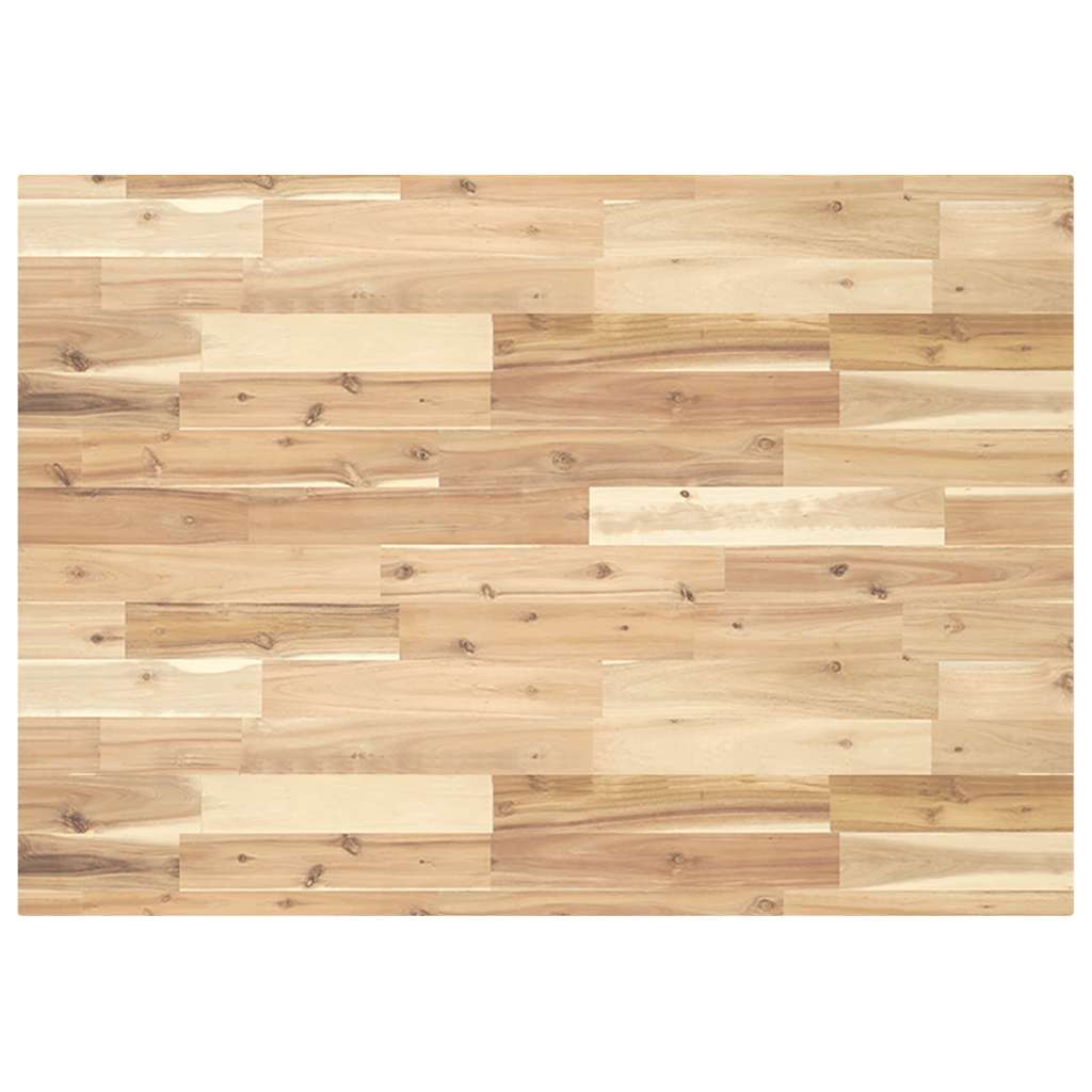 Tafelblad rechthoekig 100x70x4 cm massief acaciahout is nu te koop bij PeponiXL, paradijselijk wonen!