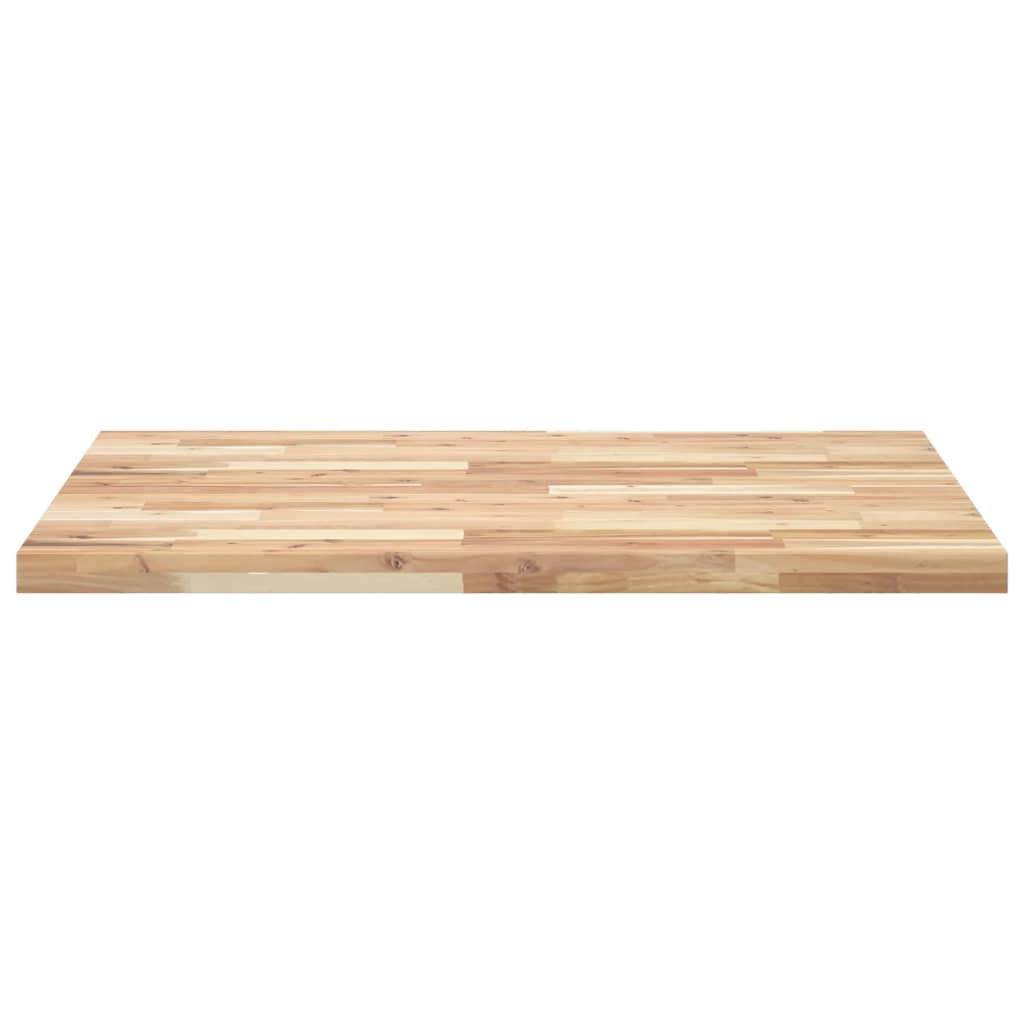 Tafelblad rechthoekig 100x80x4 cm massief acaciahout is nu te koop bij PeponiXL, paradijselijk wonen!