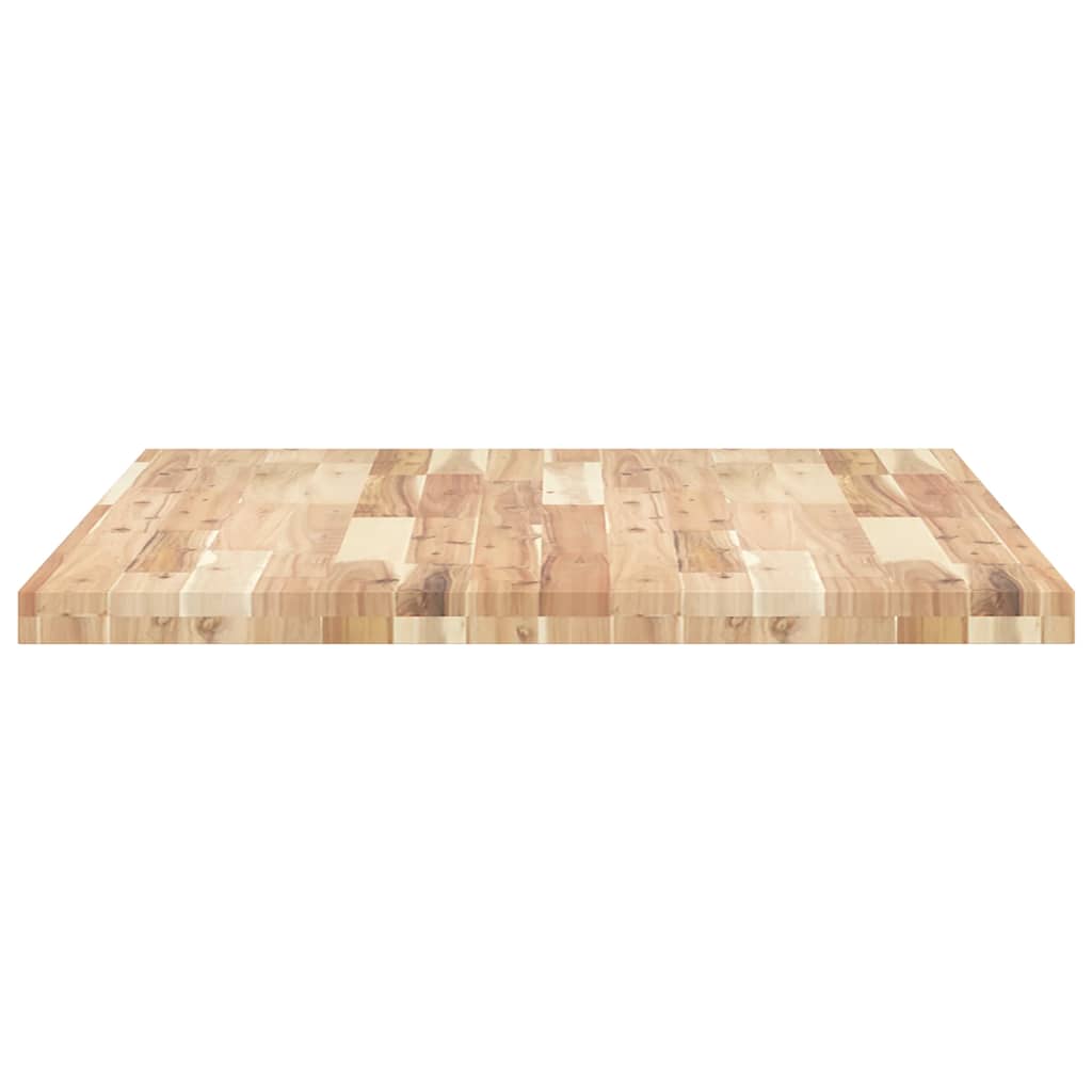 Tafelblad rechthoekig 100x80x4 cm massief acaciahout is nu te koop bij PeponiXL, paradijselijk wonen!