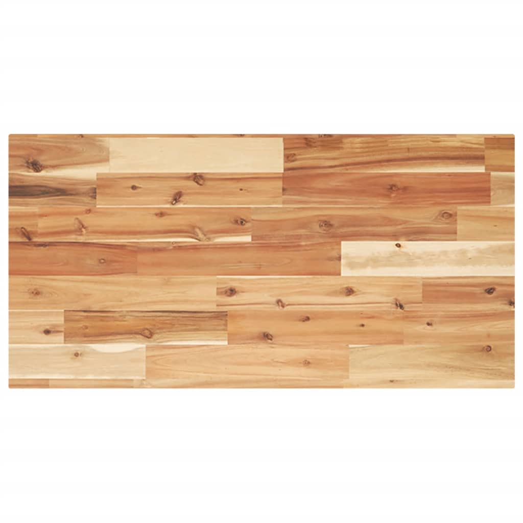 Tafelblad rechthoekig 100x40x2 cm massief acaciahout is nu te koop bij PeponiXL, paradijselijk wonen!
