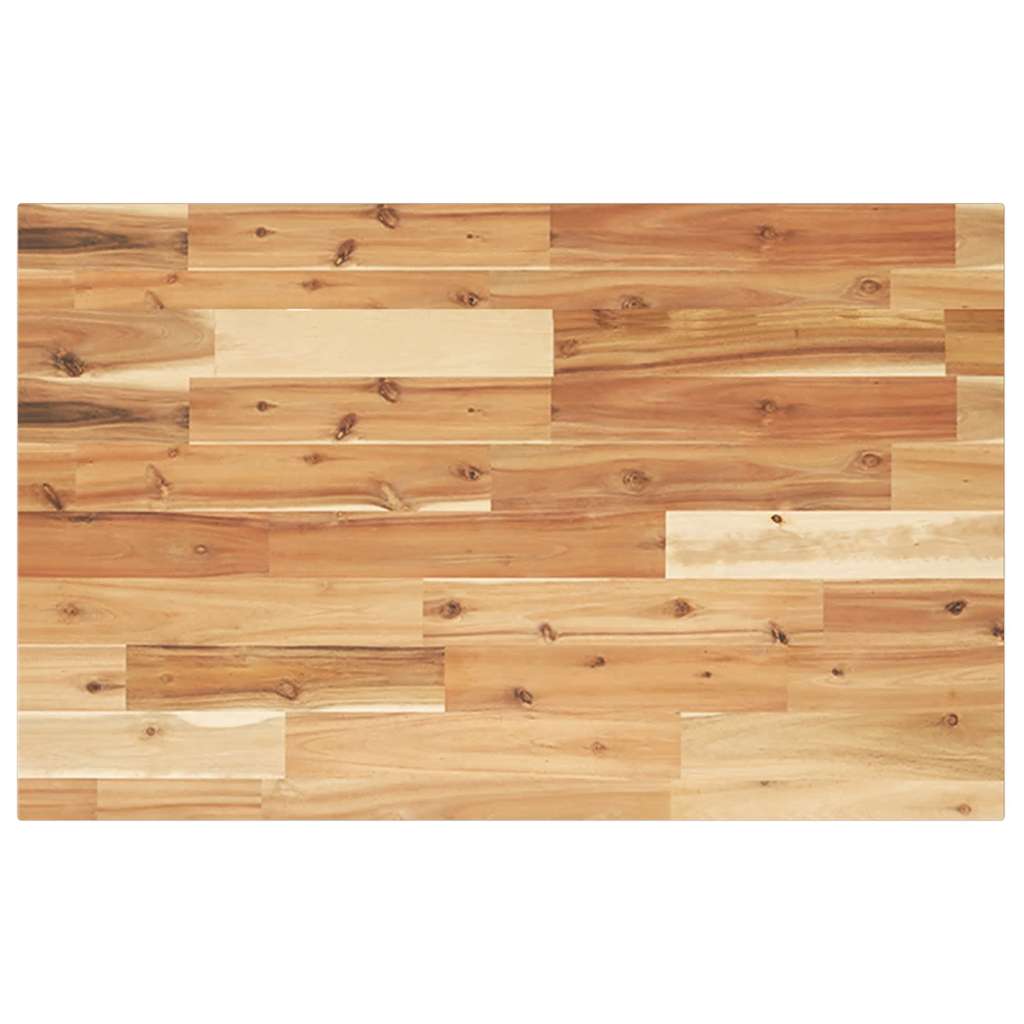 Tafelblad rechthoekig 80x50x2 cm massief acaciahout is nu te koop bij PeponiXL, paradijselijk wonen!
