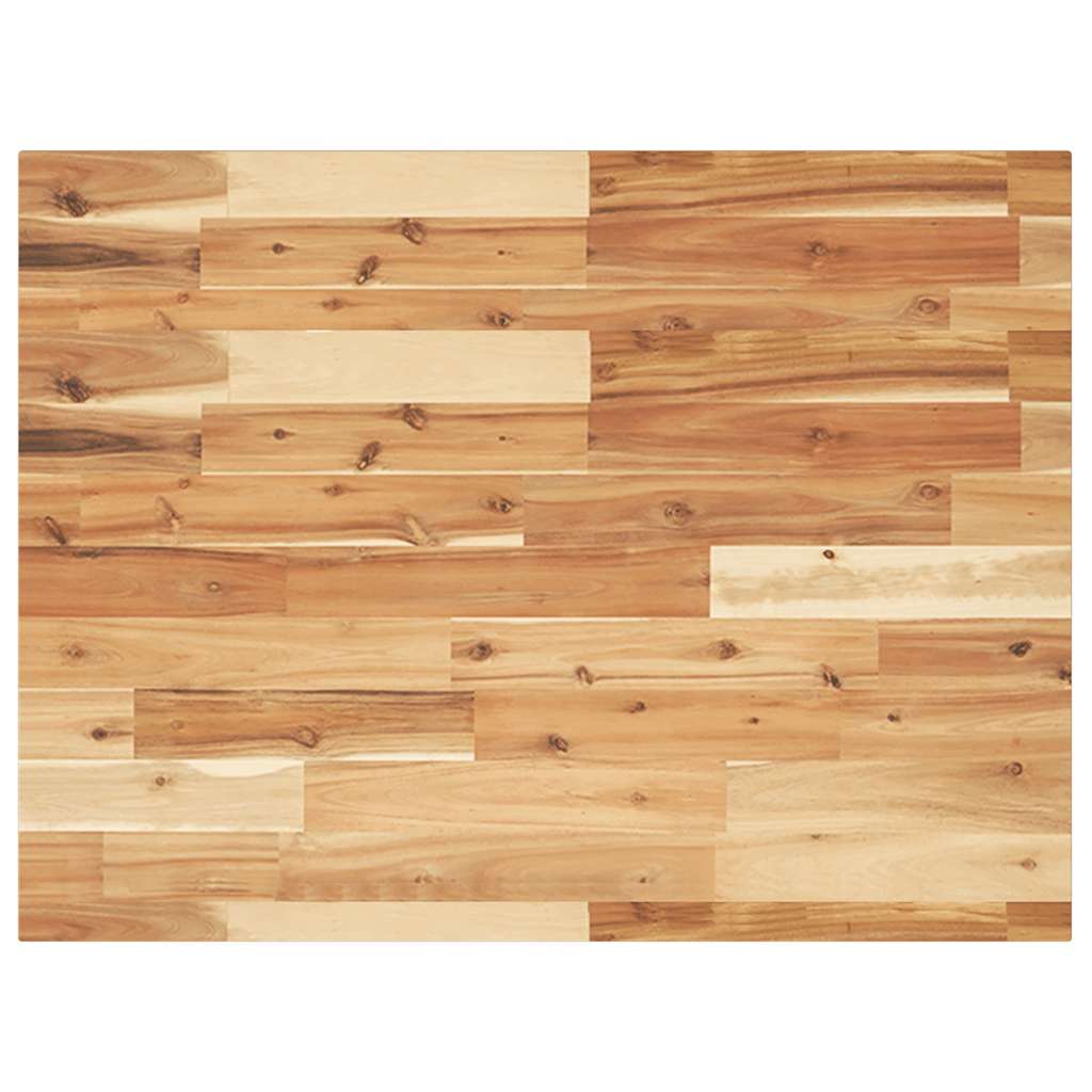 Tafelblad rechthoekig 80x60x2 cm massief acaciahout is nu te koop bij PeponiXL, paradijselijk wonen!