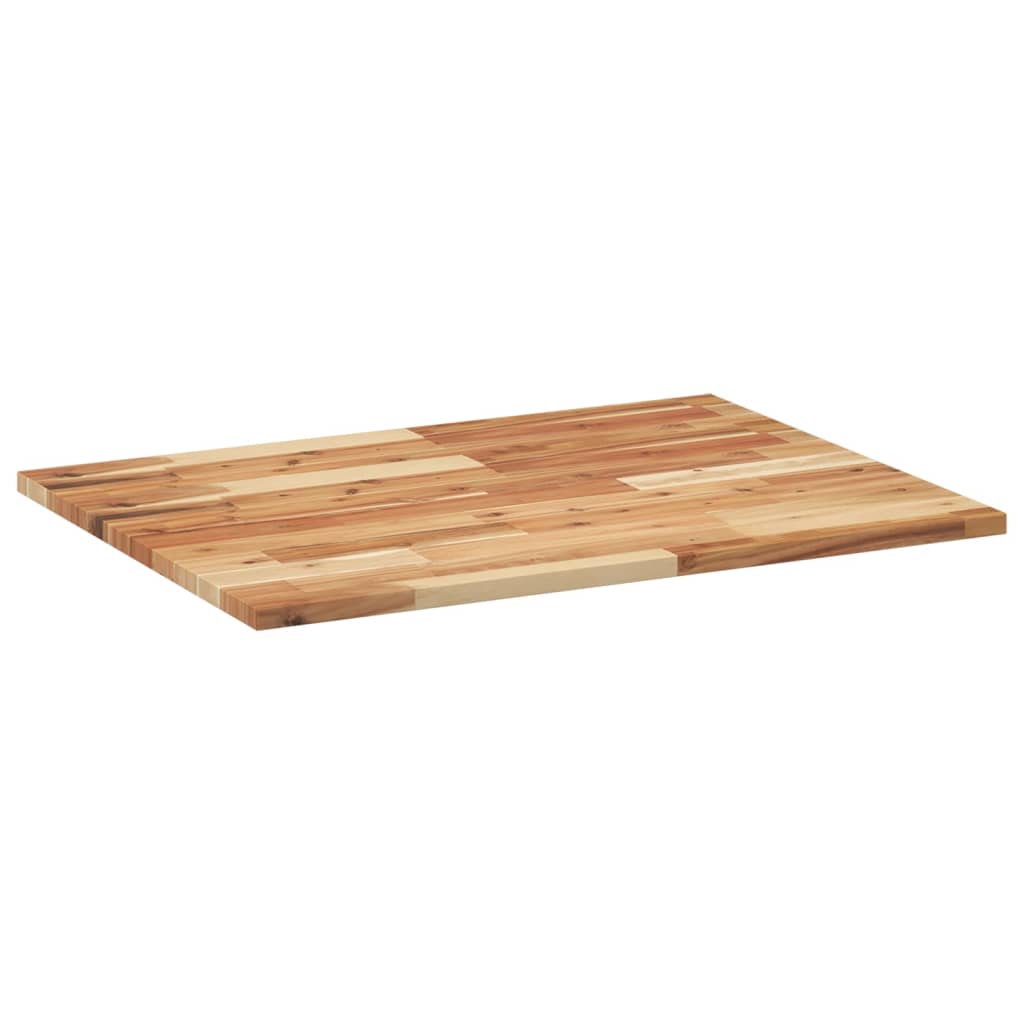 Tafelblad rechthoekig 100x60x2 cm massief acaciahout is nu te koop bij PeponiXL, paradijselijk wonen!